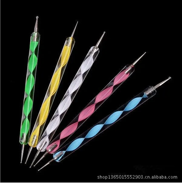 Acrylic Beauty nail tools tide point pen hook flower pin point double