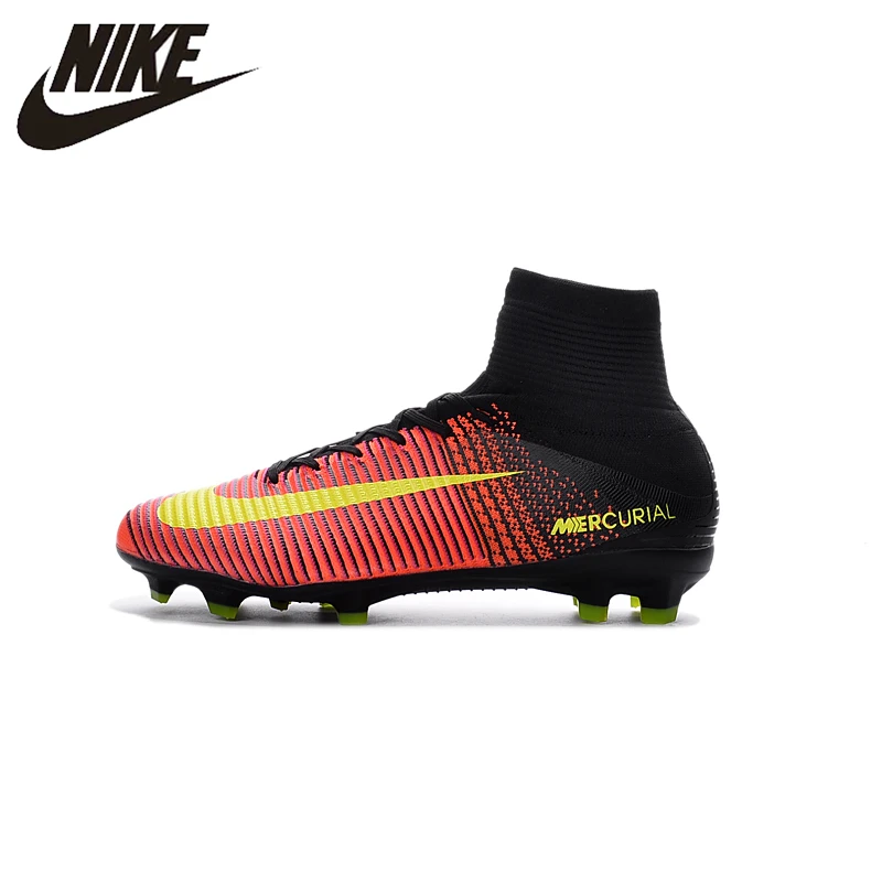 

Nike MERCURIAL SUPERFLY V AG Soccer Shoes Superfly High Ankle Football Boots Outdoor for Men 831955-002 39-45