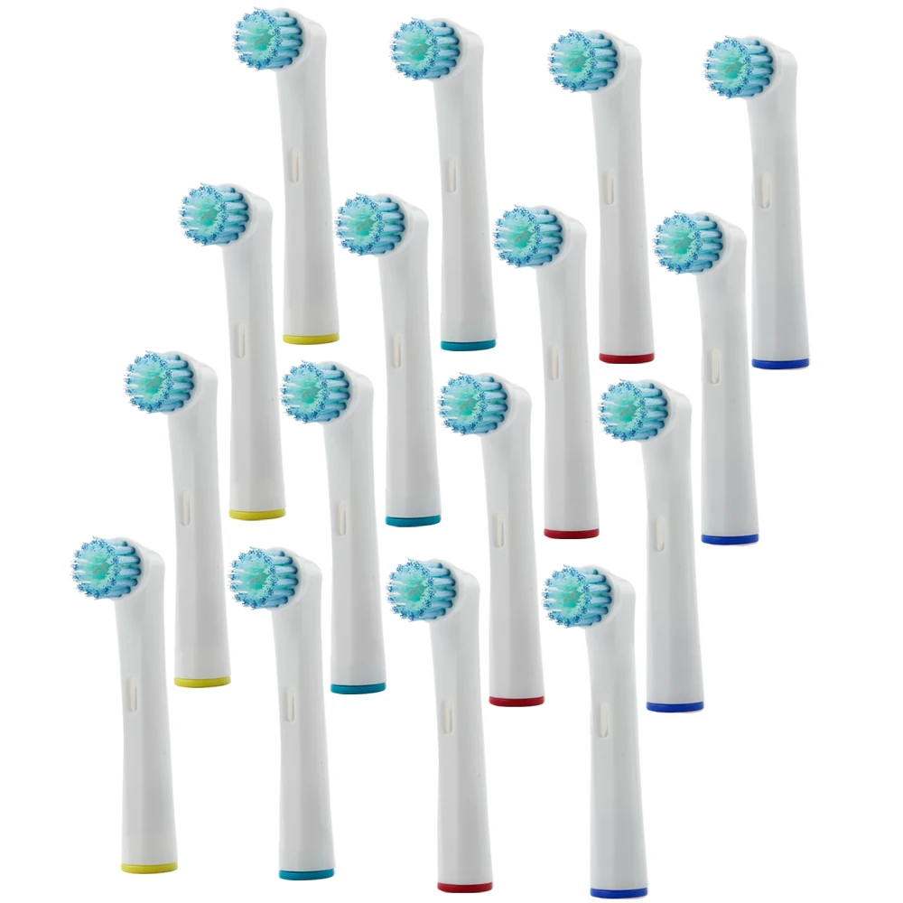 

16 Pcs Electric Replacement Toothbrush Heads for Oral-B Compatible with Power/Pro health/Triumph/3D Excel/Dual Clean vitality