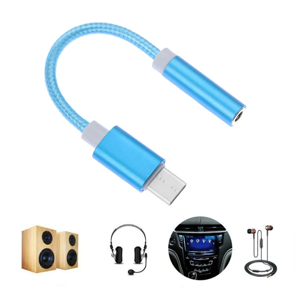 Новое поступление USB 3. 0 Φ Type-C к 3 1 мм Aux разъему для наушников аудиокабель адаптер