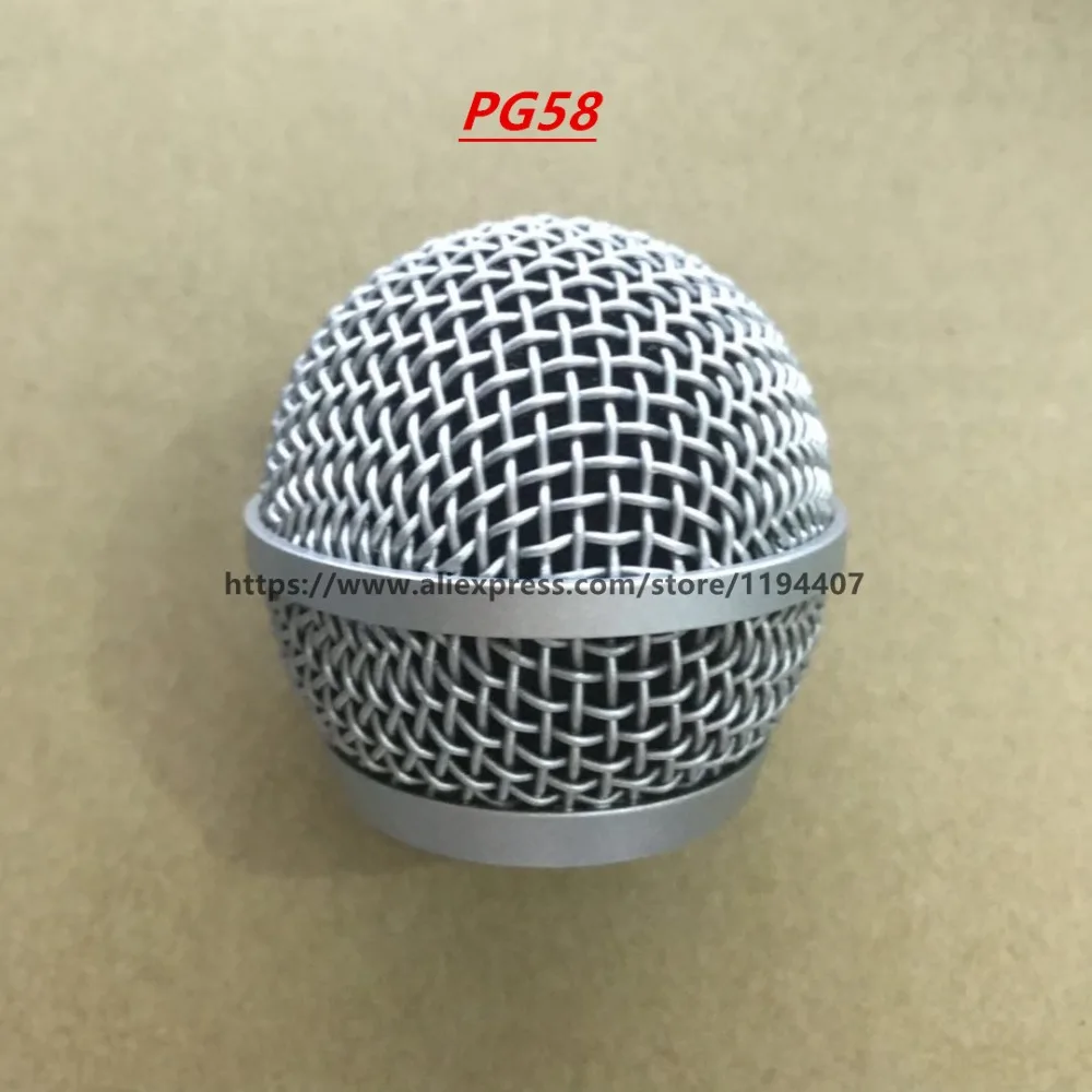 10pcs Top Quality New Replacement Ball Head Mesh Microphone Grille for  Shure BETA58 SM58 PG58 BETA57 BETA87 E945 Accessories