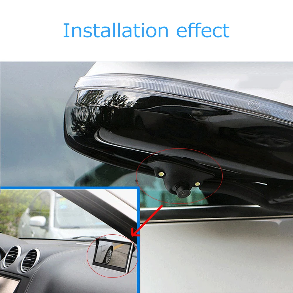 

12V HD Car Rear View Camera Car Mirror Cameras Night Vision Infrared Auto Reverse Camera Vehicle Parking Camera