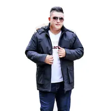 Деловая Мужская супер большого размера 10XL Толстая куртка мужская съемная подкладка хлопковая одежда мульти-карман с капюшоном парка Теплая Куртка