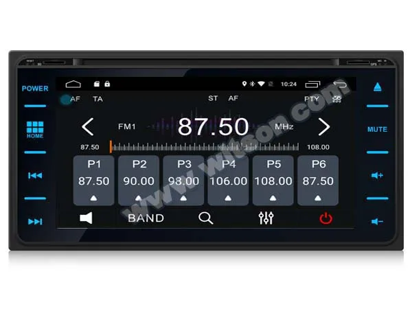 Cheap 6.95" Android 6.0 OS Car DVD for Toyota Avanza 2003-2010 & Fortuner 2005-2011 & Prado 1996-2009 with Calling Function Support 2