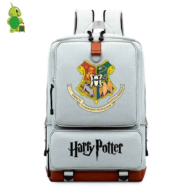 

Magical Harri Potter Backpack Hogwarts School bags Women Men School Bags for Teenagers Boys Girls Vintage Laptop Travel Backpack