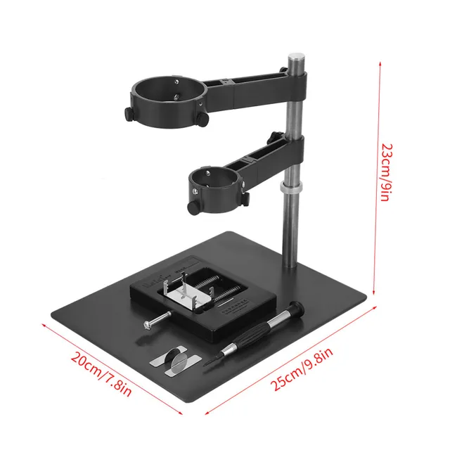 1 Set Hot Air Gun Clamp Stand Repair Platform For BGA Rework Reballing Station Adjustable Desktop Hand Held Heat Gun Power Tools