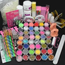 BTT-126 Free shipping Pro Acrylic Liquid Nail Art Brush Glue Glitter Powder Buffer Tool Set Kit Tips BTT-126 Free shipping Pro Acrylic Liquid Nail Art Brush Glue Glitter Powder Buffer Tool Set Kit Tips