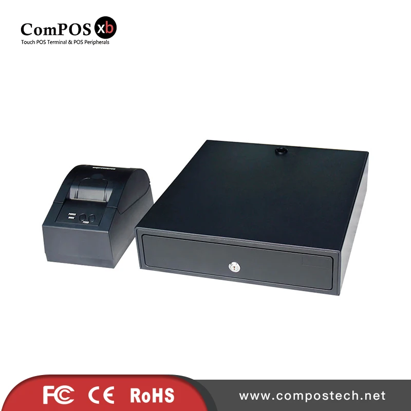 

58mm thermal printer Receipt bar code printer with cash drawer for commercial shopping malls