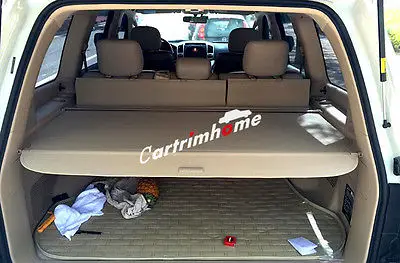 

Beige Retractable Rear Cargo Trunk Cover for Toyota Land Cruiser LC200 2012-2016