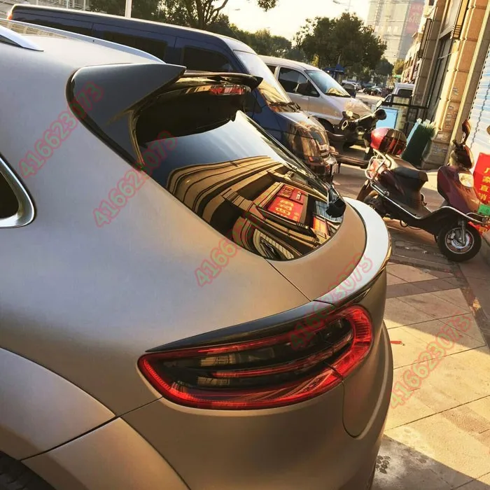 Подходит для Porsche Macan углеродного волокна задний спойлер заднее крыло
