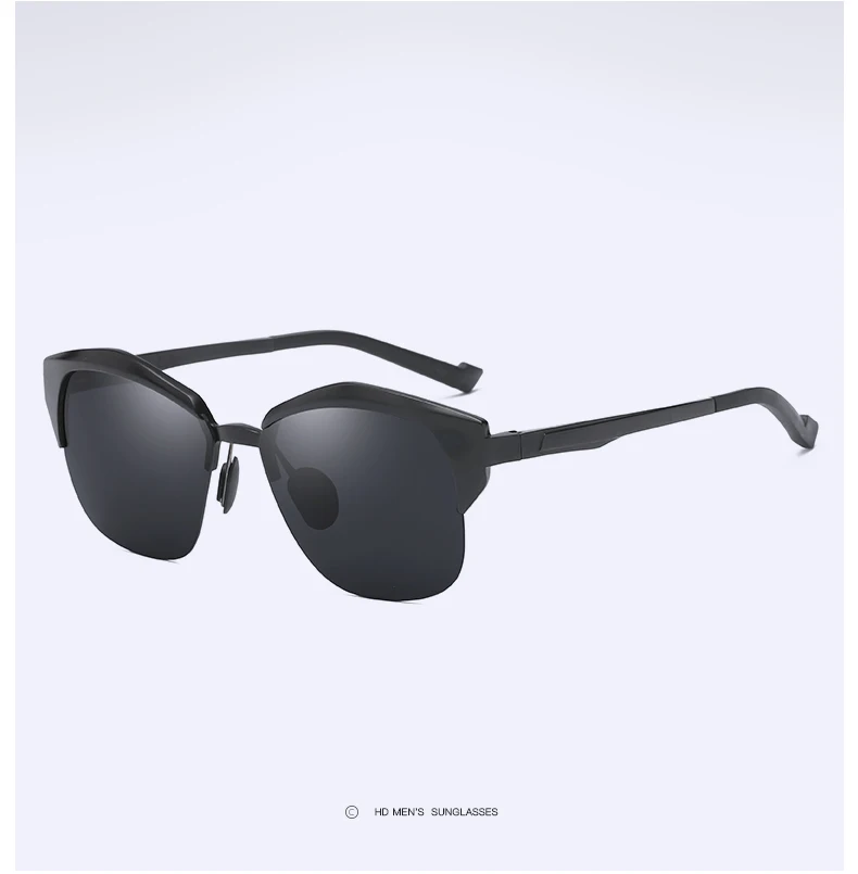 YSO солнцезащитные очки Для мужчин Для женщин Поляризованные UV400 алюминия и магния рамки HD солнцезащитные очки для вождения очки полуоправы ретро солнцезащитные очки аксессуары 8601