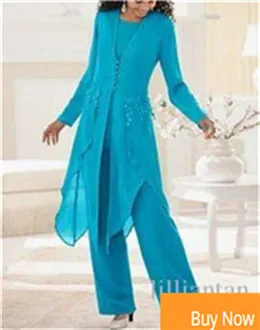 Gray-Blue-Chiffon-Mother-of-the-Bride-Pants-Suits-With-Long-Jacket-Lady-Formal-Dress-Wedding