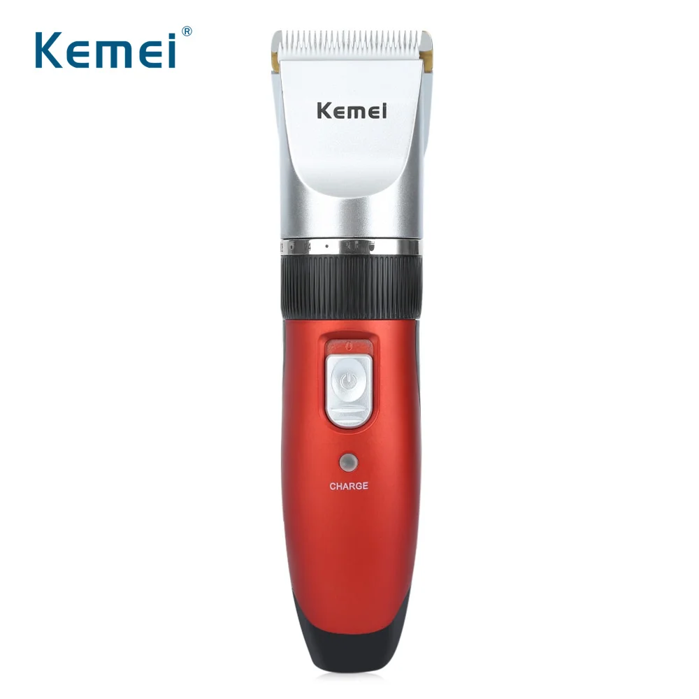 

Kemei 3902 Professional Electric Hair Trimmer Adjustable Length Mens Rechargeable Beard Clipper Haircut for Men Baby Child
