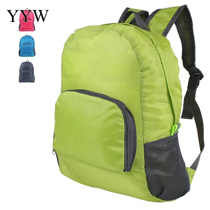 Solid Color Backpack Female Green School Backpacks for Women and Adolescent Girls 2018 New Rose
