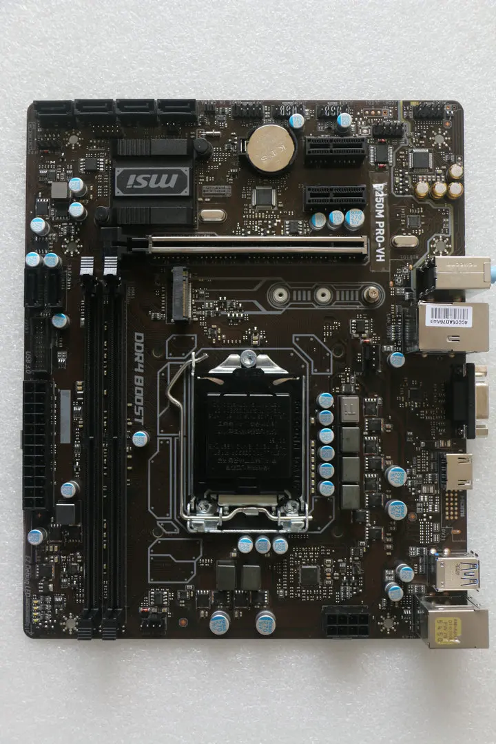 Оригинальная б/у материнская плата для MSI B250M pro vh 1151 pin M ATX B250 game board