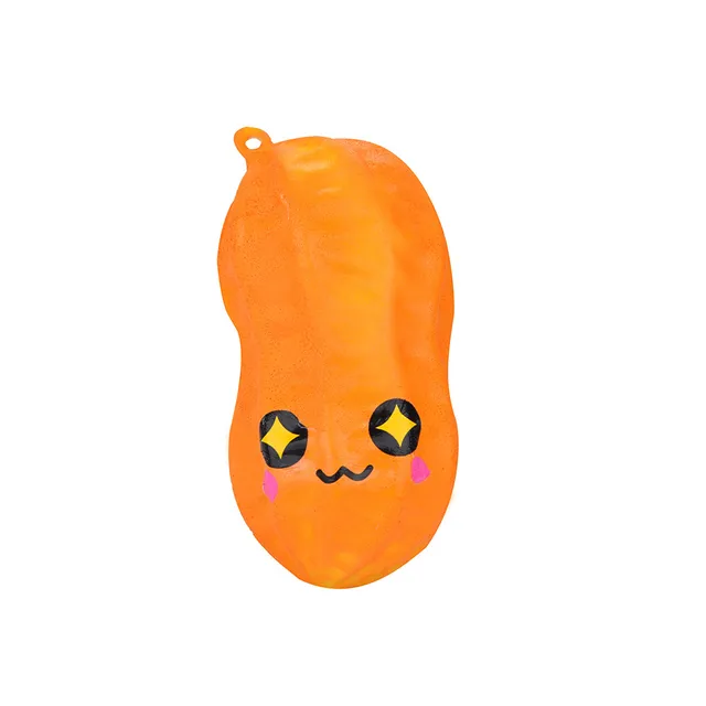 Squishies Emoji Peanut Scented Slow Rising Squeeze Toys Stress Reliever