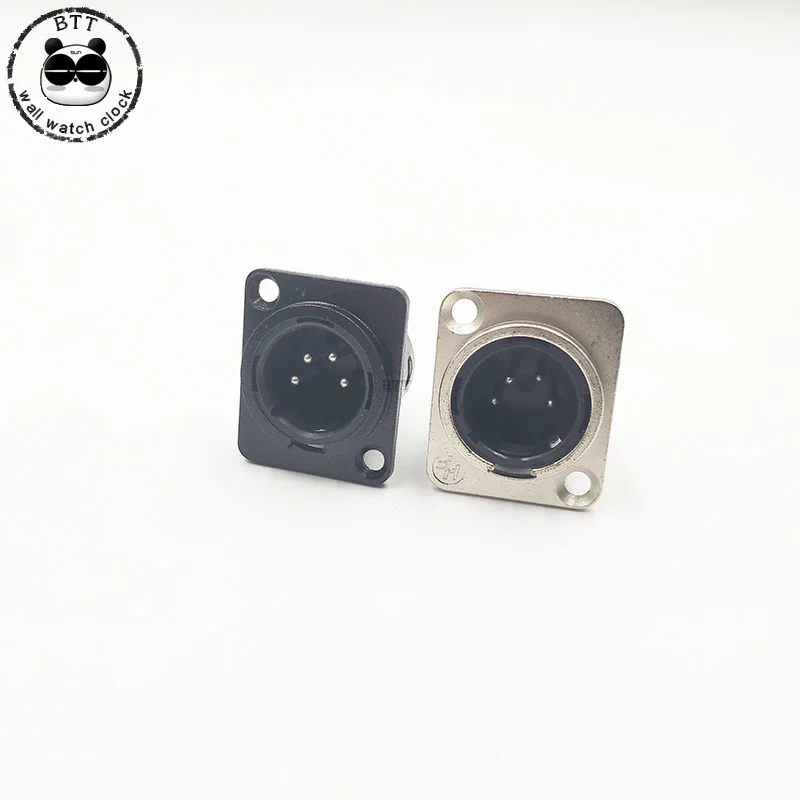 Металлический разъем XLR для микрофона 3/4/5/6/7 Pin гнездовые Аудиоразъемы 3P 4P 5P 6P 7 P
