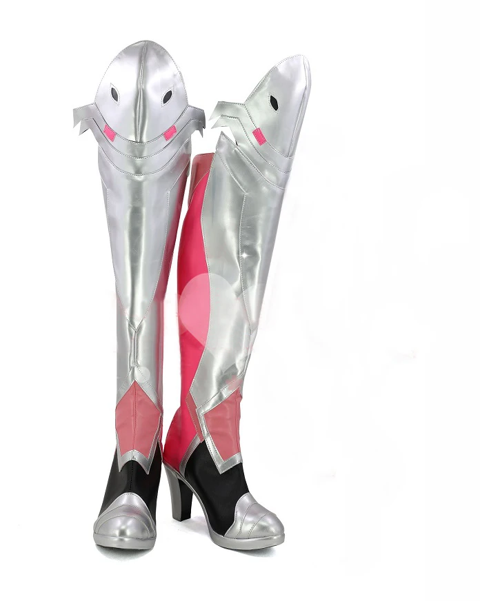 

Customize Overwatch BCRF Charity Event 2018 Angela Ziegler Mercy Skin Pink Cosplay Boots