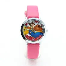 Новая мода Красавица и Чудовище часы Дети Мальчики Подарок Часы повседневные кварцевые наручные часы Relogio Relojes