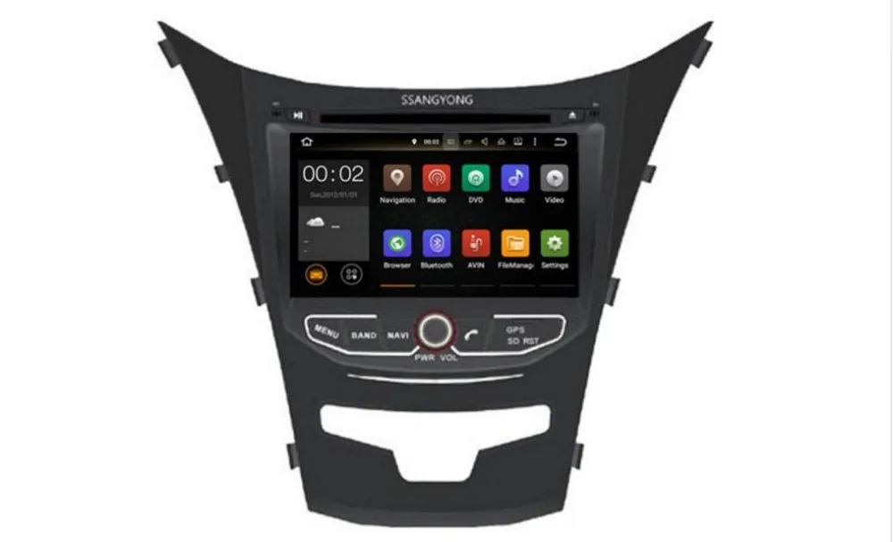 

7" Android 8.1 IPS quad core car multimedia DVD player Radio GPS FOR SsangYong New Actyon ,Korando 2010 -2014 2015 2016 18-2019