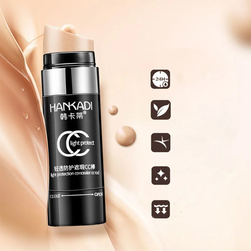 

Water Light Repair Concealer Cc Stick Repair Capacity Nude Face Makeup Waterproof Air Cushion BB Cream CC Rod Concealer Tube