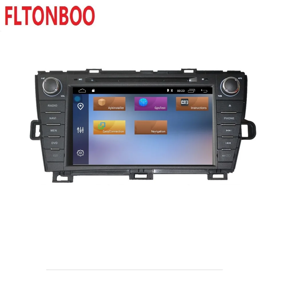 Top 8"Android 9 Car GPS Navigation radio dvd player for Toyota prius right ,bluetooth,steering wheel,2gb ram,16GB ROM,touch screen 5