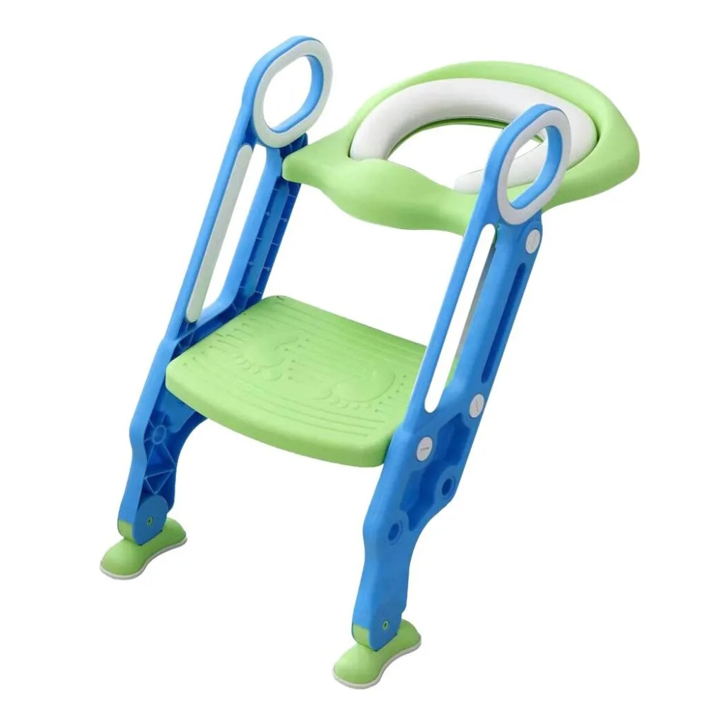Детский горшок, тренажер для унитаза, мягкое сиденье, ступенчатая лестница-стул, регулируемый тренировочный стул