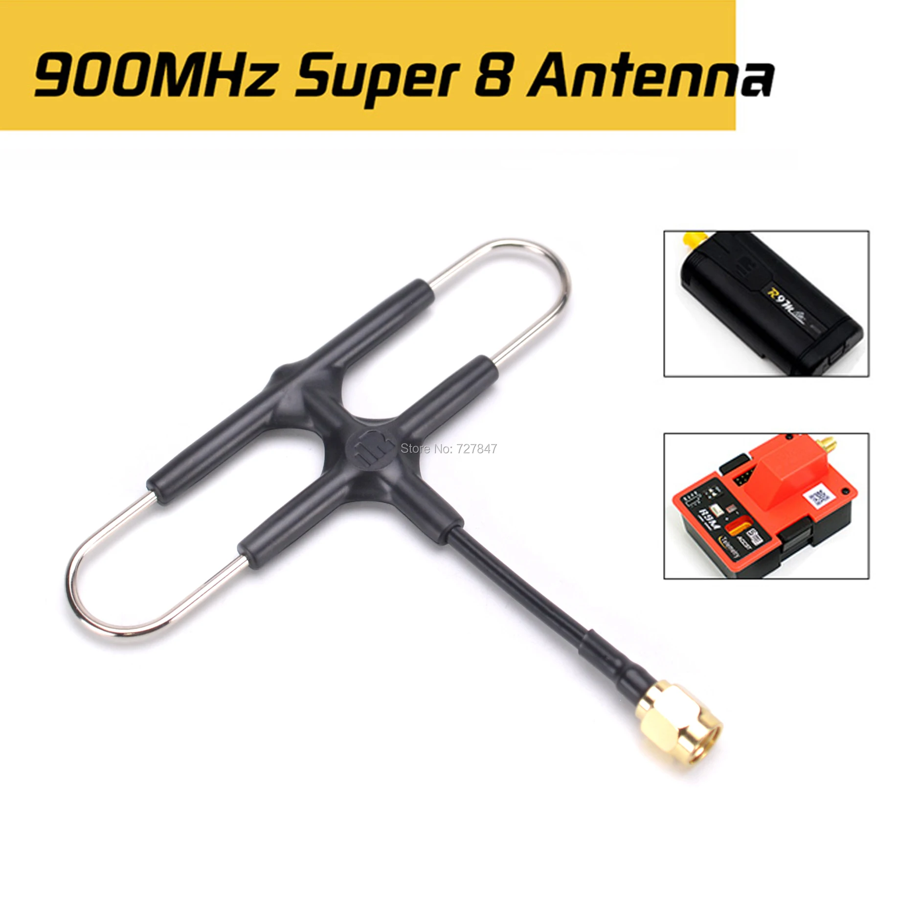 

FrSky Super 8 Antenna for R9M / R9M Lite Module 900mhz long range system Diamond antenna