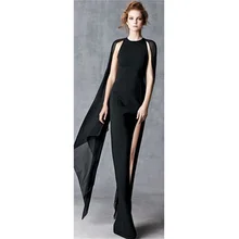 2016 neue ankunfts-elegante reizvolle frauen schwarz beige ärmelloses maxi verbandkleid AA-754
