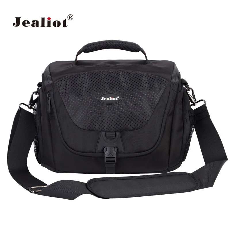 

Jealiot camera bag shoulder dslr slr lens case for Canon Nikon Sony High capacity Waterproof shockproof flash Accessories bag