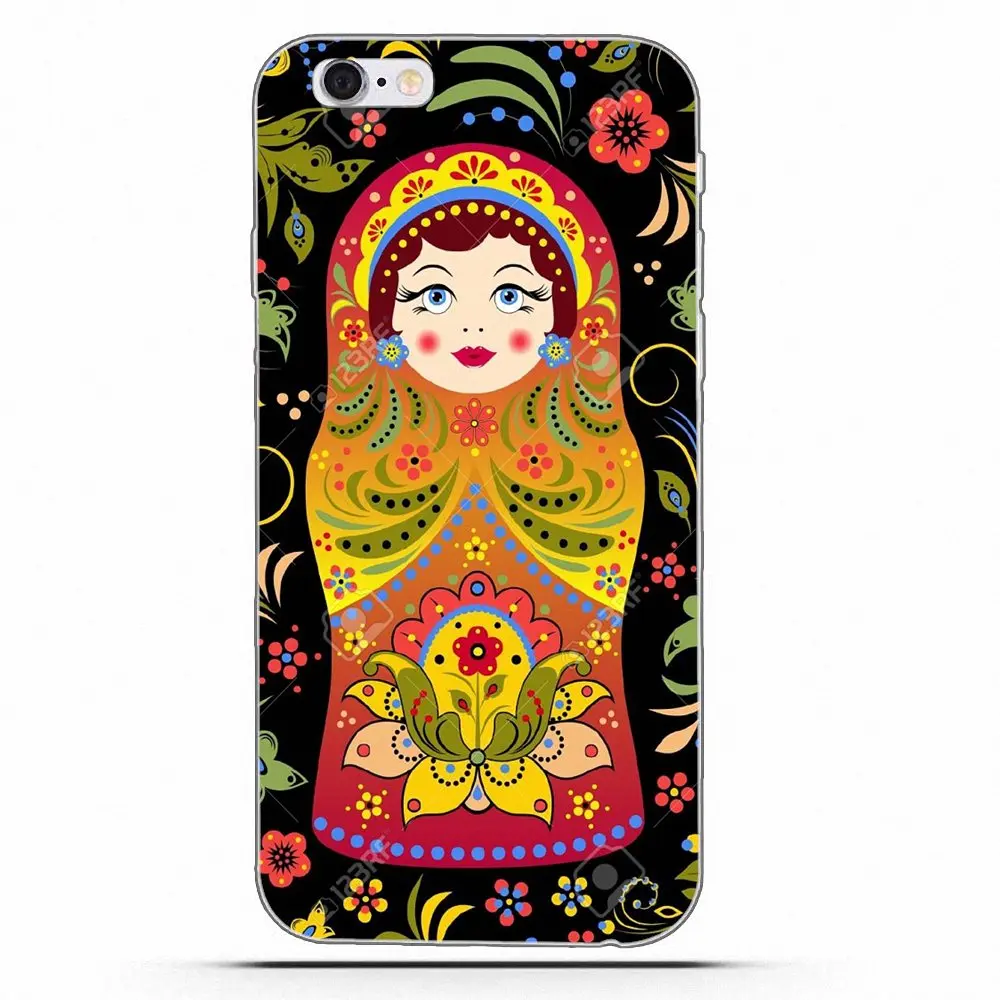 Wexoeq Soft Cases Lovely Cartoon Russian Dolls For Huawei Honor 4C 5A 5X 6A 6C 6X 7X 9 V8 V10 Mate 7 8 10 P9 P20 Pro Lite Play