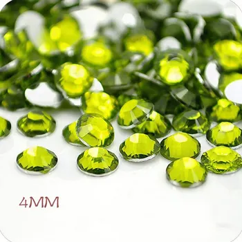 

Wholesale Olive green 4mm 10000pcs DIY Mobile Phone Nail Art Stick Circular FlatBack Imitated Resin Drill 004009030