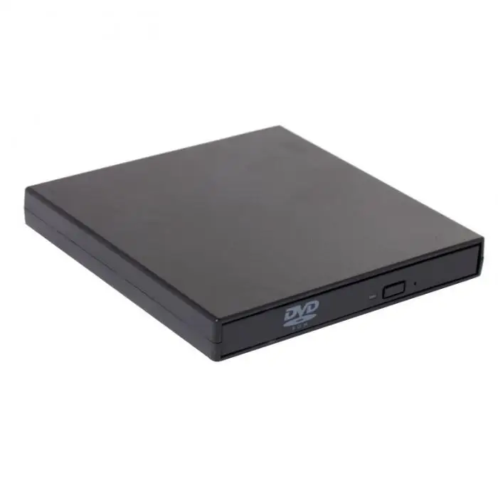 Ультра тонкий внешний USB 2,0 Слот-в DVD-RW CD-RW CD-плеер драйвер писатель Rewriter для ПК SD998