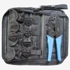 Ensemble d'outils à sertir à main, ensemble d'outils avec pinces à sertir terminales, 5 mâchoires remplaçables matrices à sertir ► Photo 1/2