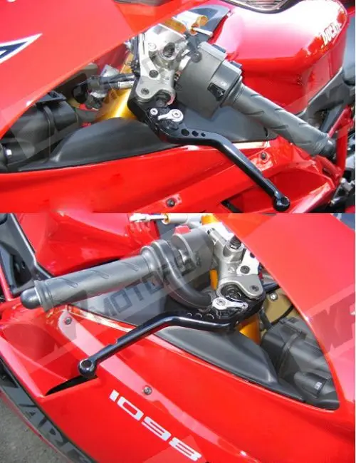 CNC Длинный регулируемый тормозной рычаг сцепления для Honda CBR1000RR Fireblade CBR1000 RR 2004-2007 CB1000R 2008- CB1000 R