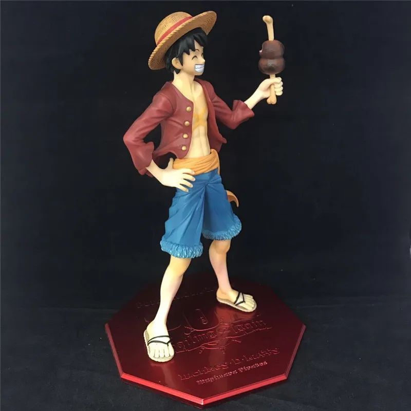 One Piece Monkey D Luffy PVC Action Figure Model Toys Anime Luffy Figuras Dolls Brinquedos Cosplay Gift 20th Ver. 22cm  (6)