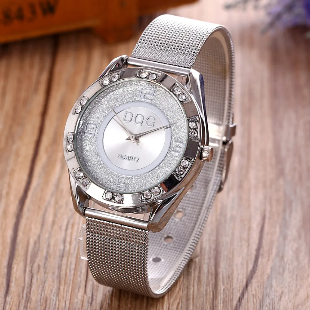 Часы Zegarek Damski Reloj новые роскошные брендовые кварцевые часы DQG для мужчин и женщин