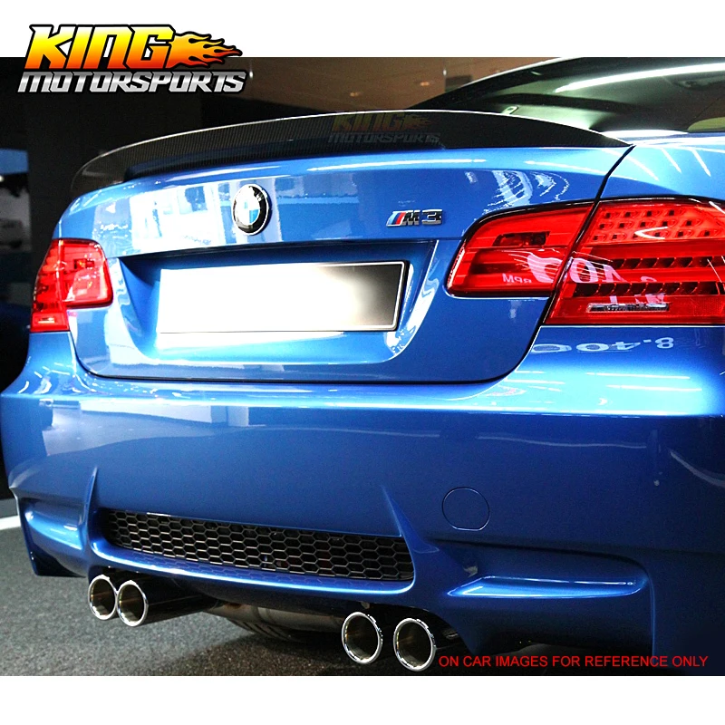 Подходит 07-13 BMW E92 Coupe 328i 335i M3 производительность высокий удар спойлер заднего багажника, крыла ABS Неокрашенный