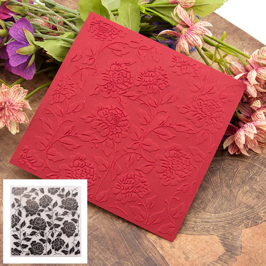  Plastic Embossing Folder For Scrapbooking Paper Card Photo Album DIY Greeting Card Party Invitation