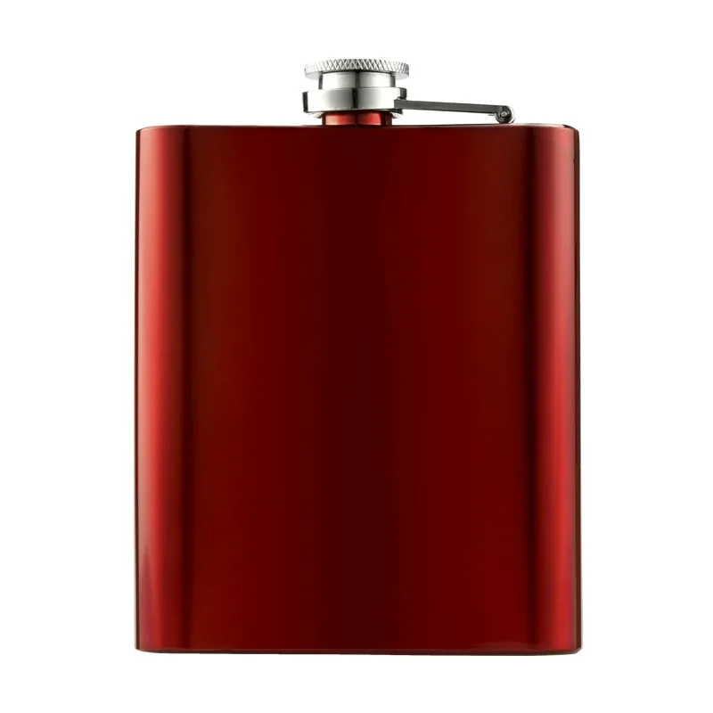 Ваша специальная фляжка под названием hip flask 6oz блестящая красная фляжка