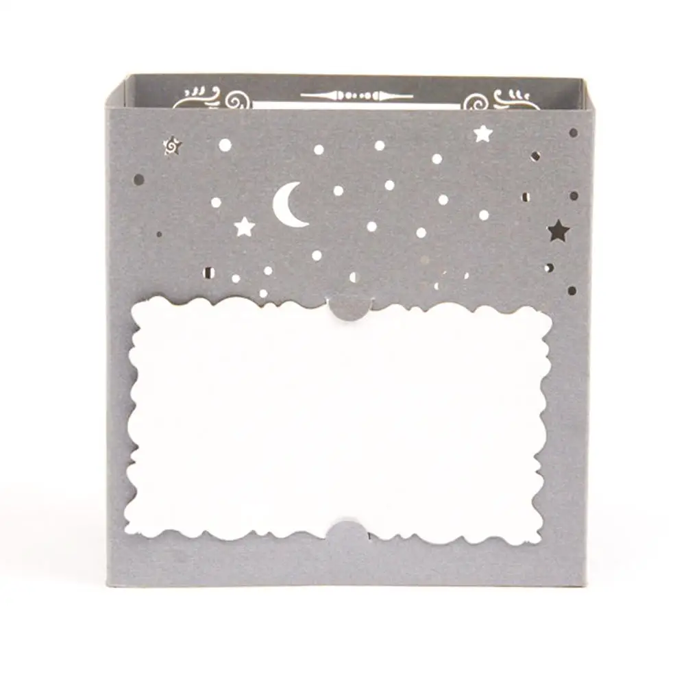  Handmade Greeting Cards 3D Pop Up Tree Box White PARIS Night Greeting Card Craft Holiday Invitation - 32850652271