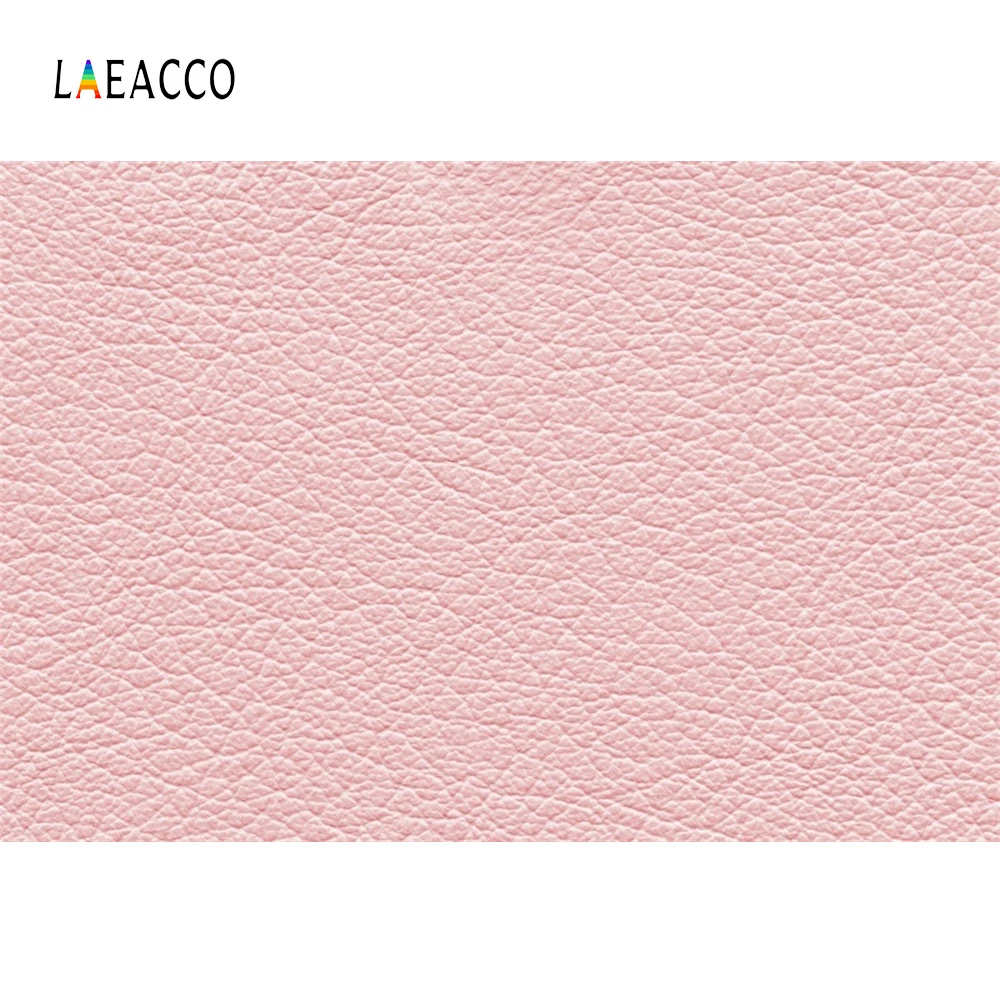 

Laeacco Pink Solid Color Leather Texture Portrait Photography Backgrounds Customized Photographic Backdrops For Photo Studio