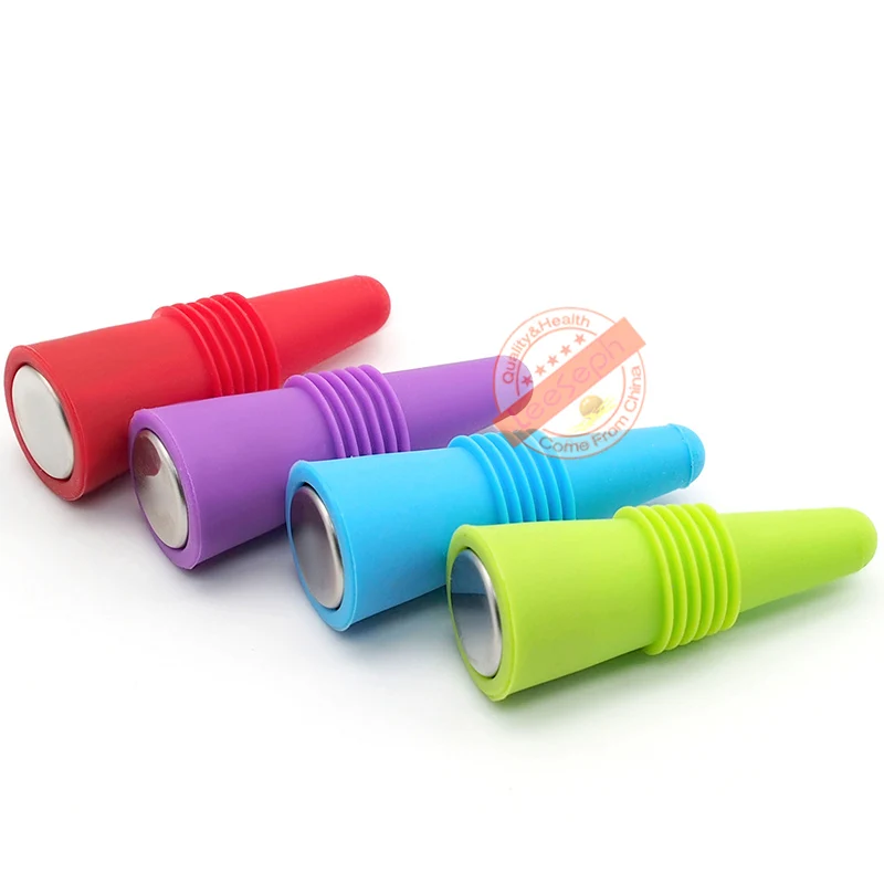 Buy 3 pack, Silicone Wine Stoppers, Rubber Reusable