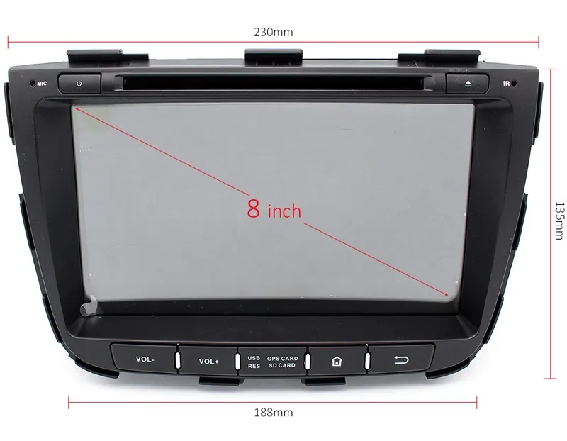 Discount For KIA Sorento 2013 2014 2015 android 8.0 Car DVD Player GPS Radio WIFI Bluetooth Map USB Audio octa core 4G+64G 3