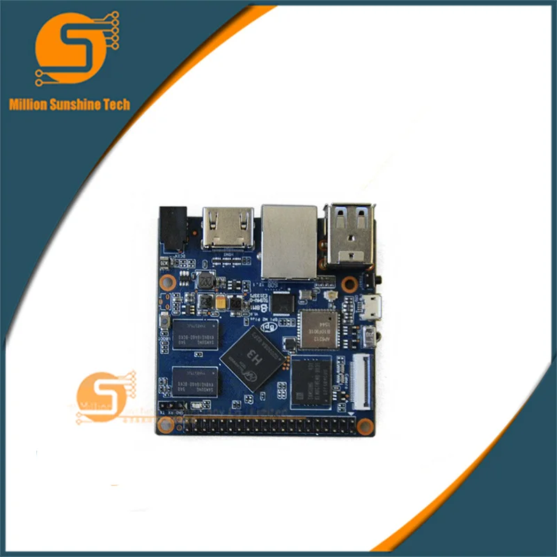 MiNi BPI-M2+plus Banana Pi M2+plus H3 Quad-Core 1GB RAM 8GB eMMC BPI M2+plus WiFi&Bluetooth demo board Single Board Computer