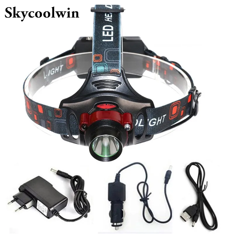 

10PCS 2000LM Infrared Sensing IR Headlamp Headlight Rechargeable Light Infrared Sensor Head Lamp For Outdoor Camping DHL Free