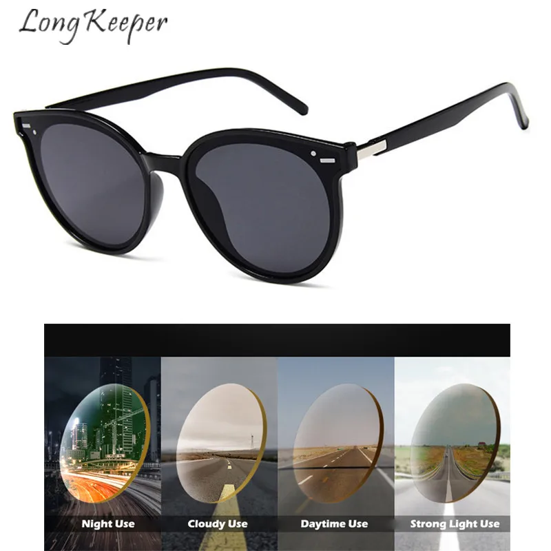 LongKeeper кошачий глаз солнцезащитные очки для женщин и мужчин тени пластиковая