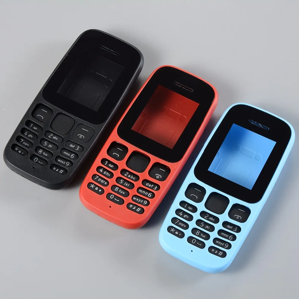 Для Nokia 105 Корпус Передняя рамка+ задняя крышка батареи+ английские/арабские клавиатуры+ инструменты