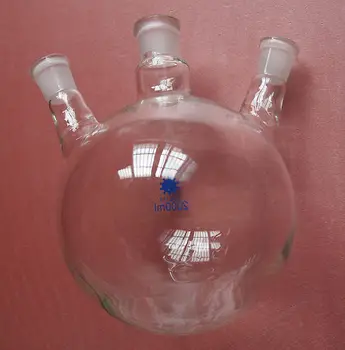 

2000ml,24/29,Three Necks,Round Bottom Glass Flask,Laboratory Glassware