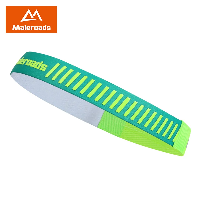 Maleorads Спортивная резинка для Пота Абсорбент Йога Hairband бренд бега на открытом